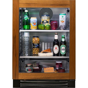 TRUE 24" Built-In Under-Counter Fridge Right Swing - Custom Panel W/Glass - TUR-24-R-OG-C