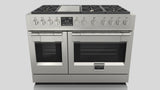 Fulgor Milano 600 Series Sofia 48" Professional Dual Fuel Range - Stainless - F6PDF486GS1