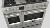 Fulgor Milano 600 Series Sofia 48" Professional Dual Fuel Range - Stainless - F6PDF486GS1