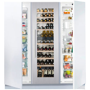 Liebherr 72" Built-In All Fridge and All Freezer and Wine Fridge Combo (HW8000+HRB1120+HF861) - Custom Panel - TRIO-72