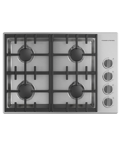 Fisher & Paykel 30" Professional Gas Cooktop LPG - Stainless - CDV3-304L