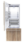 Fhiaba BRILLIANCE 24" Built-In Bottom Mount Fridge Bottom Compressor Left Swing - Custom Panel - BI24B-LOT